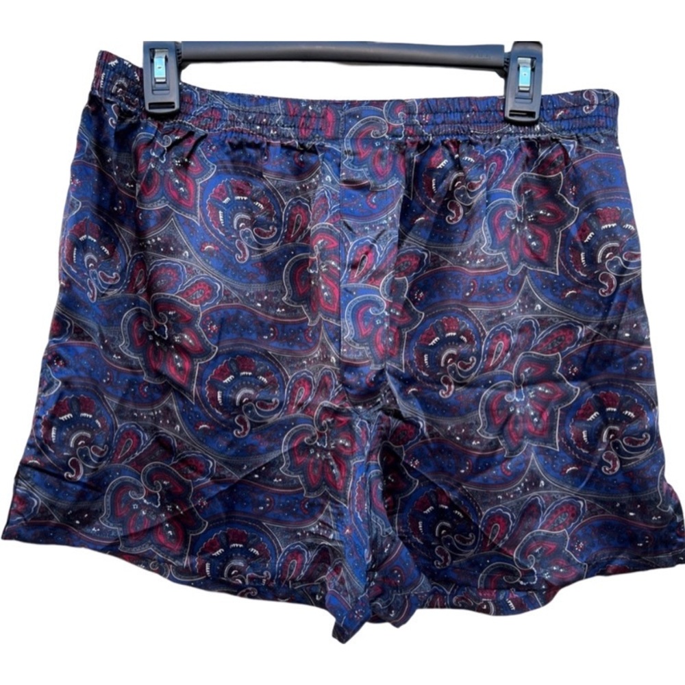 Jockey Unisex 100% Silk Sleep Short Pajamas Silky Shorts Large